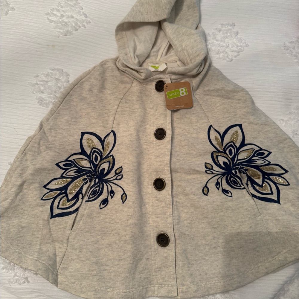 Bundle Hooded Floral Design. Stylish cream jeans. Two Adorable slacks NWT